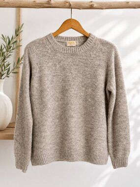 Nation Ltd Lara Baby Alpaca Merino Wool Blend Crewneck Pullover Sweater XS
